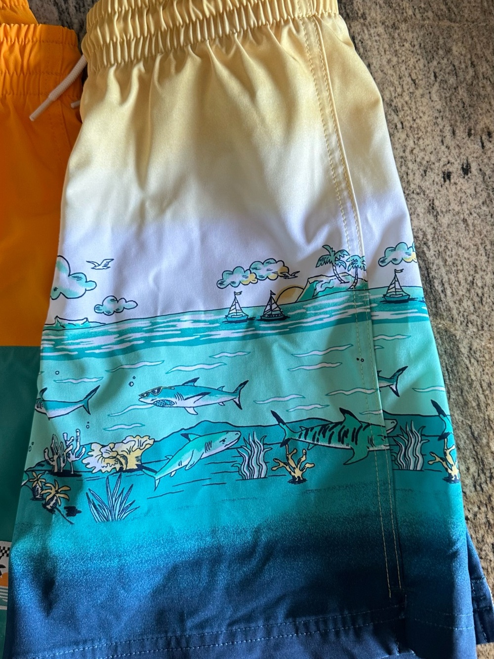 Boys 12/14 Old Navy Swim Trunks. Three pair sold as bundle.